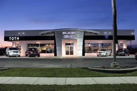 Toth buick - Toth Buick GMC; Sales 330-752-2061; Service 800-577-7116; Parts 800-790-2913; Body Shop 330-644-3400; 3300 S ARLINGTON RD AKRON, OH 44312; Service. Map. Contact. Toth Buick GMC. Call 330-752-2061 Directions. Home New Search Inventory Schedule Test Drive Quick Quote Trade Appraisal Find My Car Model Research